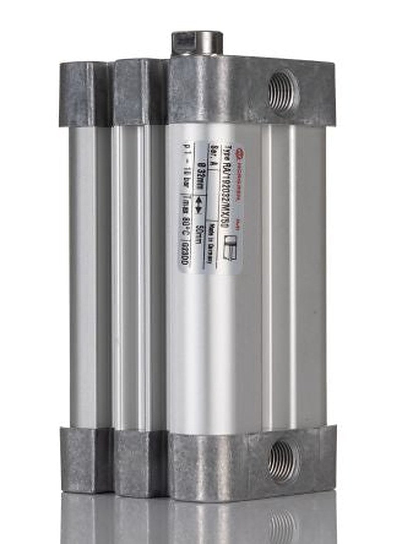 Norgren Pneumatic Compact Cylinder - RA/192032/MX/50 32 mm Bore, 50 mm ISO Compact Series, Double Acting Acting