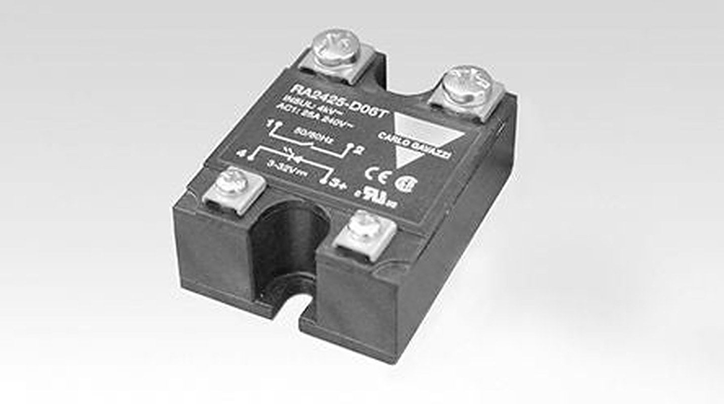 Carlo Gavazzi RA48 Series Solid State Relay, 25 A Load, Panel Mount, 530 V ac Load, 32V dc Control