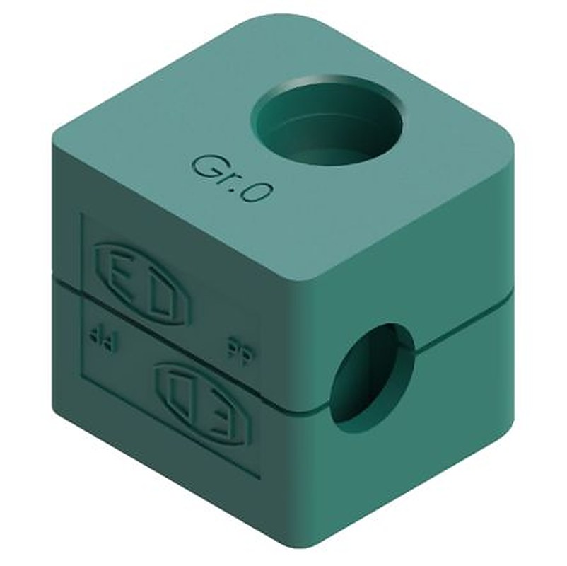 ParkerPolypropylene Hydraulic Pipe Clamp for 10 mm OD Tube, RAP010X