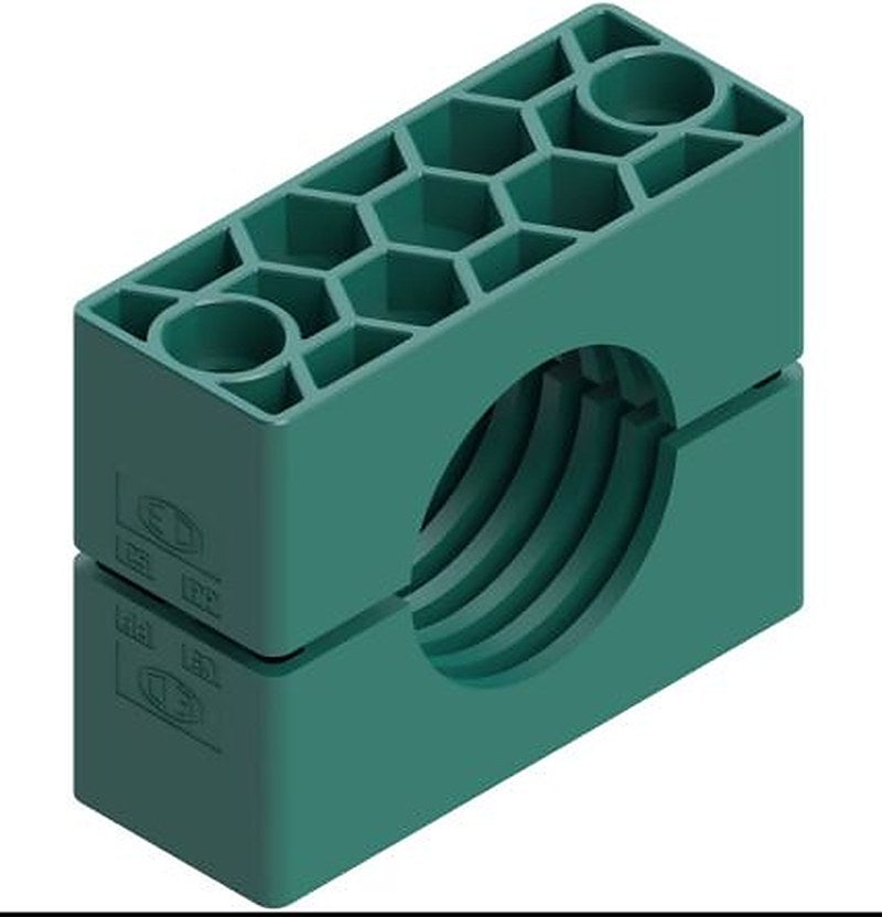 ParkerPolypropylene Hydraulic Pipe Clamp for 35 mm OD Tube, RCP335X