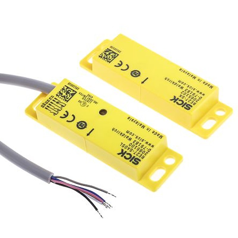 SICK RE27 Series Magnetic Non-Contact Safety Switch, Plastic Housing, 30V dc, 3 NO, M12