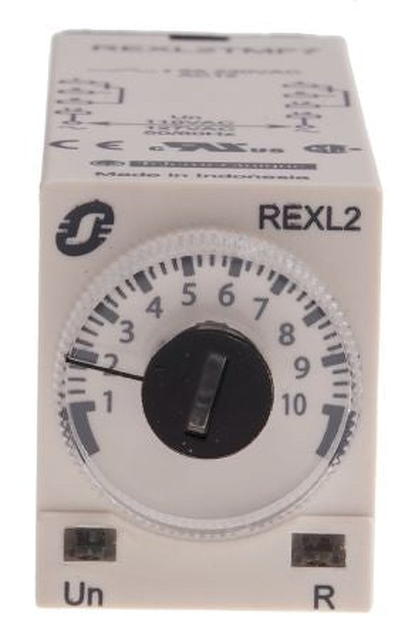 Schneider Electric Harmony Time Series Timer Relay, 2-Contact, 24 to 240 V dc 110V ac, 0.1 s to 100 h,