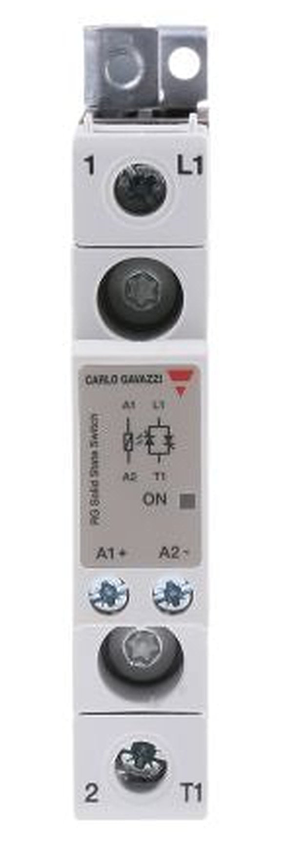 Carlo Gavazzi RGC1 Series Solid State Relay, 20 A Load, Panel Mount, 600 V ac Load, 32V dc Control