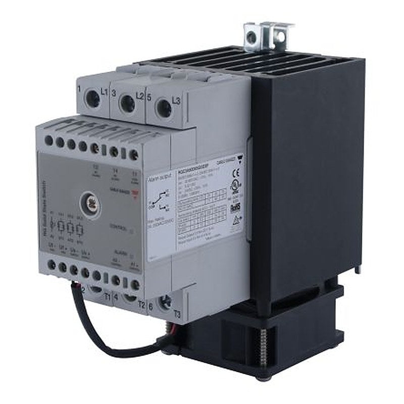 Carlo Gavazzi RGC Series 3-Phase Solid State Relay, 65 A Load, DIN Rail Mount, 660 V ac/dc Load, 275V ac/dc Control
