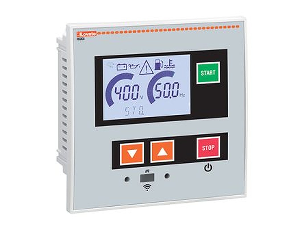 Lovato LCD Digital Panel Multifunction Meter for TRMS Current, TRMS Voltage, Frequency, 110 mm x 110 mm