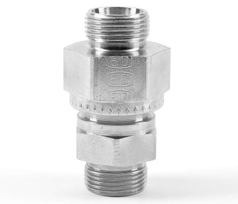 Parker RHD10LOMDCF Hydraulic Fitting, Steel, 0.38 in Hose ID