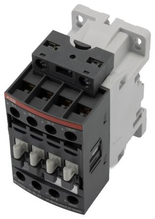 ABB 1SBL13 Contactor, 60V ac Coil, 3-Pole, 4 A, 4 kW 20V, 60 V, 3 NO, 690V