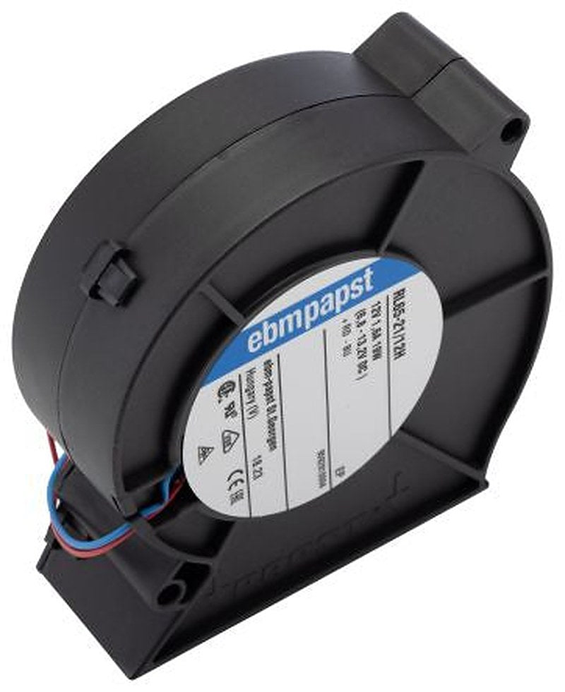 ebm-papst RL 65 Series Centrifugal Centrifugal Fan, 12V dc, 61 m³/h, DC Operation 93.5 mm x 97mm x 33 mm
