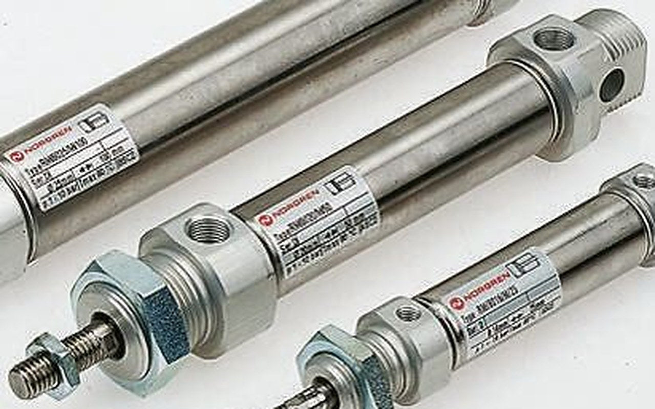 Norgren Pneumatic Piston Rod Cylinder - 12 mm Bore, 50 mm RM/8000/M Series, Double Acting Acting