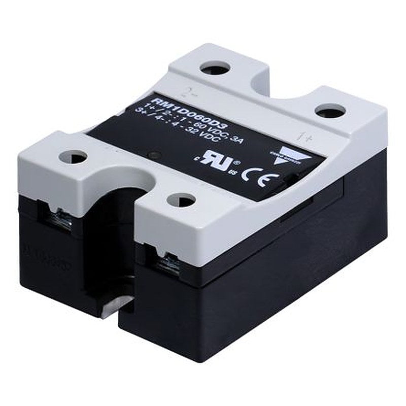 Carlo Gavazzi RM1D Series DC Switching Solid State Relay, 3 A Load, Panel Mount, 60 V ac/dc Load, 32V ac/dc Control