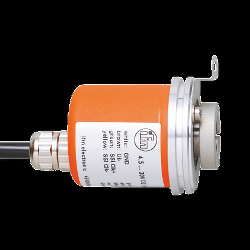 ifm electronic RM8 Series Magnetic Absolute Encoder 30V dc, 4096 Pulses ppr, TTL Signal, Hollow Shaft Type, 12 mm Shaft