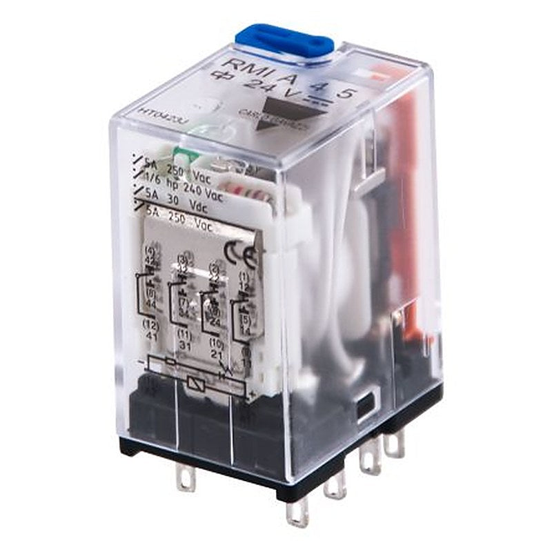 Carlo Gavazzi PCB Power Relay, 24V dc Coil, 10A Switching Current, DPDT