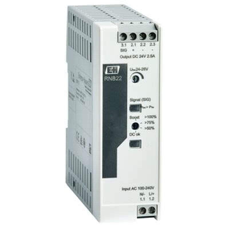 Endress+Hauser RNB22 RNB22 Power Supply Unit DIN Rail Power Supply 250 V dc, 240V ac AC Input 28V dc, 20 mA Output DC