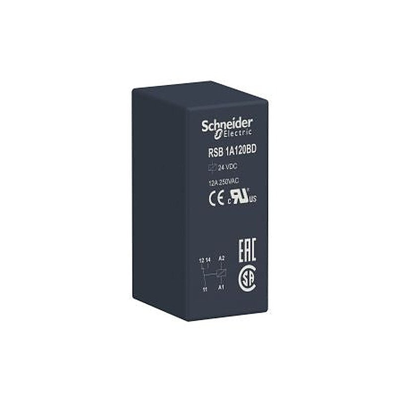 Schneider Electric PCB Power Relay, 24V dc Coil, 12A Switching Current, 1 CO