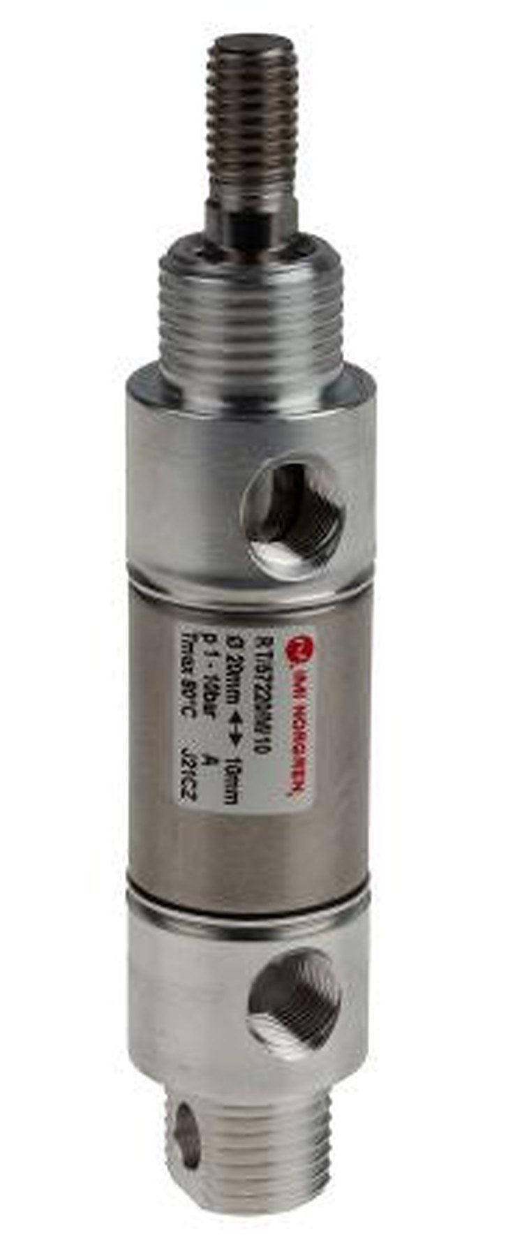 Norgren Pneumatic Roundline Cylinder - 20 mm Bore, 10 mm RT57200M Series, Double Acting Acting
