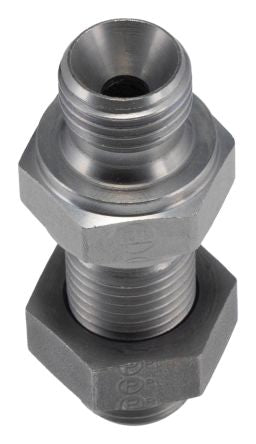 Parker 4WMK4WL4NMS Hydraulic Straight Threaded Adapter G, 60 °, Steel