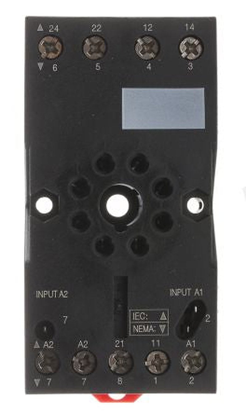 Schneider Electric Harmony Relay RXG 8 Way 250V DIN Rail Relay Socket, for use with Relais Series RSZ