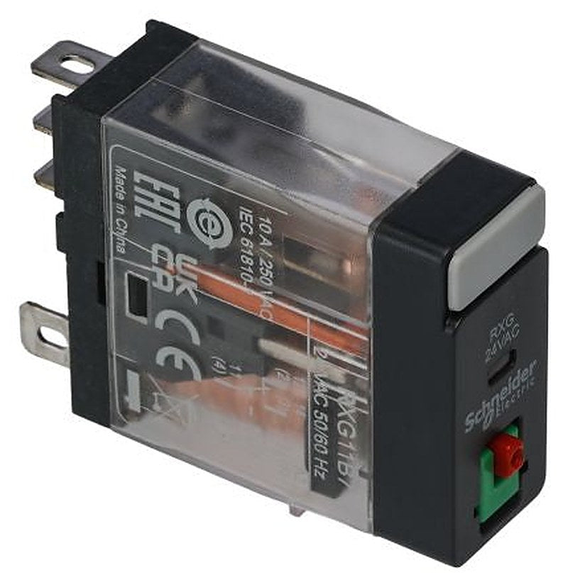 Schneider Electric Power Relay, 24V ac Coil, 10A Switching Current, SPDT
