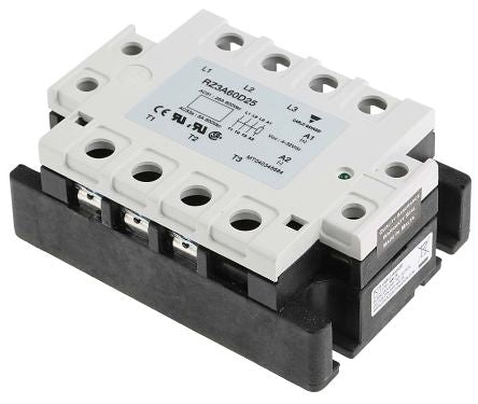 Carlo Gavazzi RZ3A Series Solid State Relay, 25 A Load, Panel Mount, 660 V Load, 32V Control