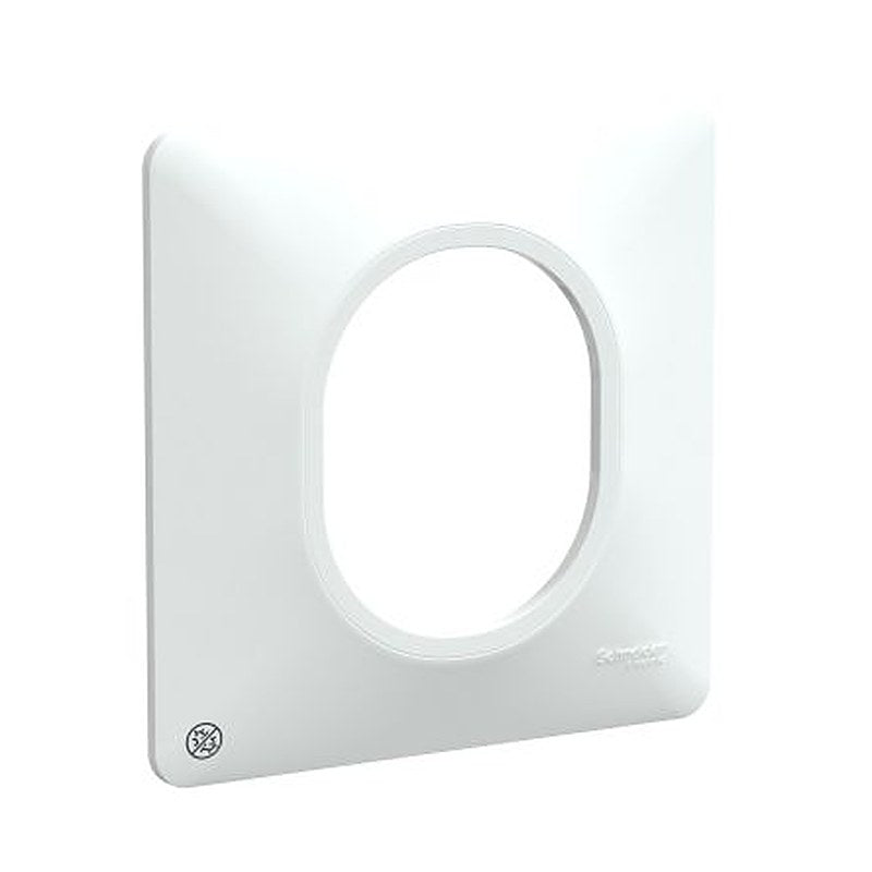 Schneider Electric White, 1 Gang, Ovalis