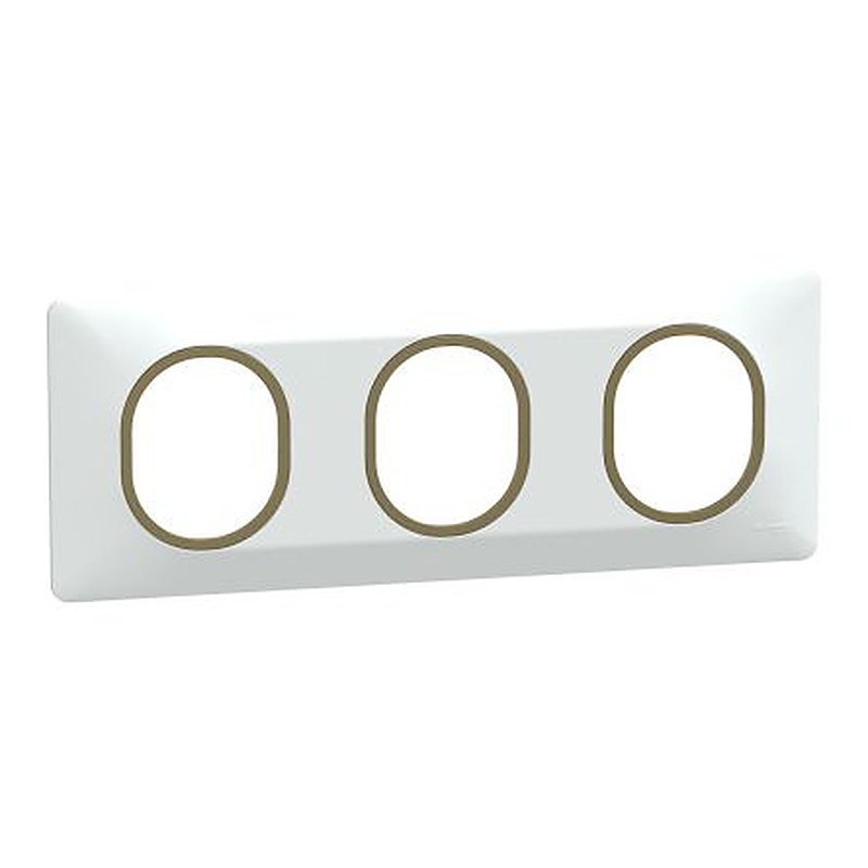 Schneider Electric White 3 Gang Light Switch Cover