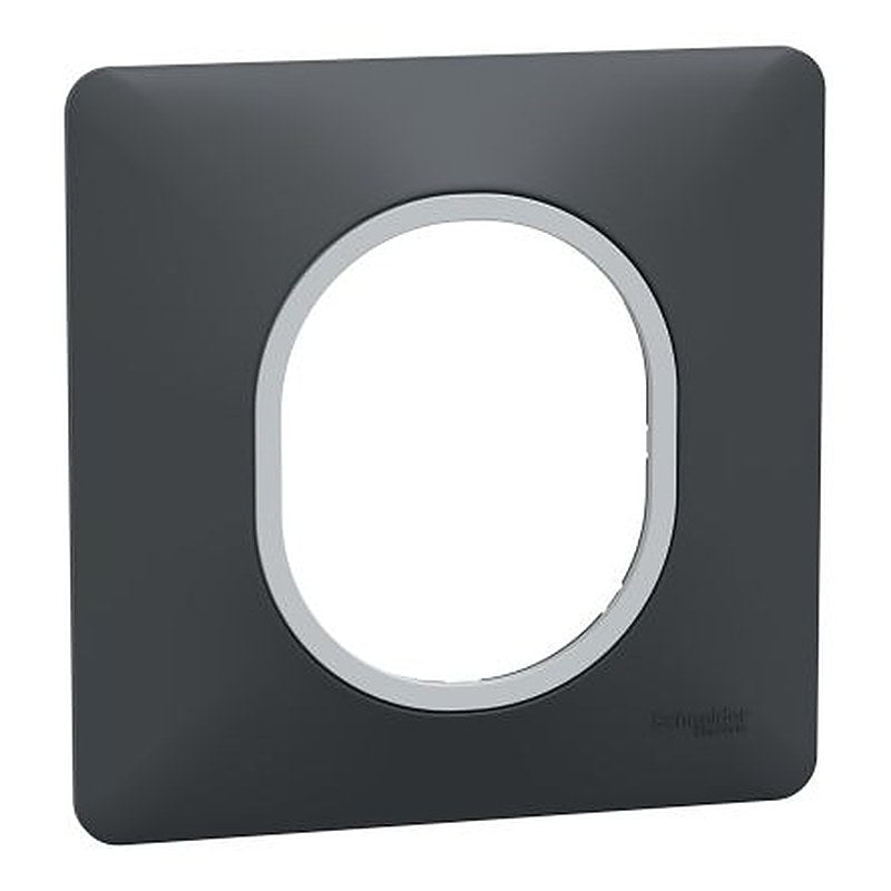 Schneider Electric Anthracite 1 Gang Light Switch Cover