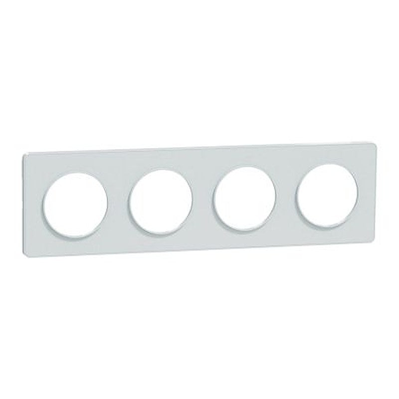 Schneider Electric White 4 Gang Light Switch Cover