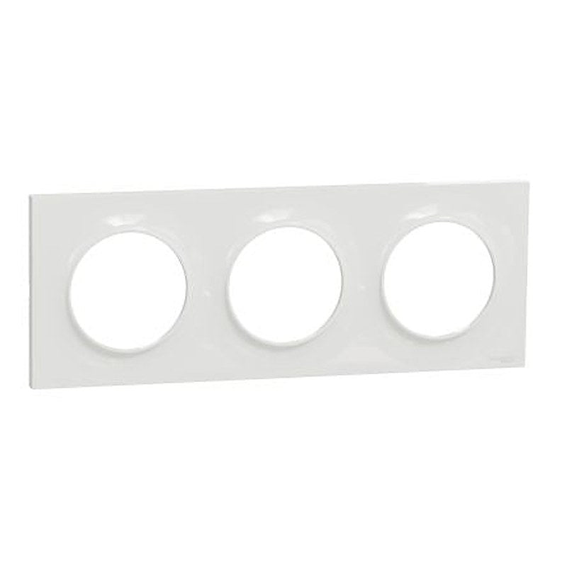 Schneider Electric White 3 Gang Cover