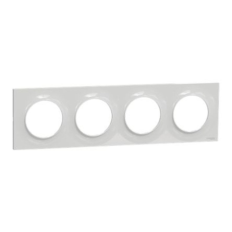 Schneider Electric Grey 4 Gang Cover Plate