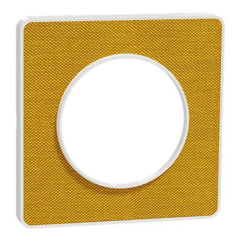 Schneider Electric Yellow 1 Gang Cover Plate