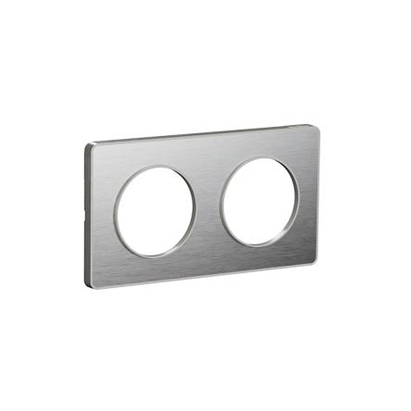 Schneider Electric Grey, 2 Gang, Odace 2011