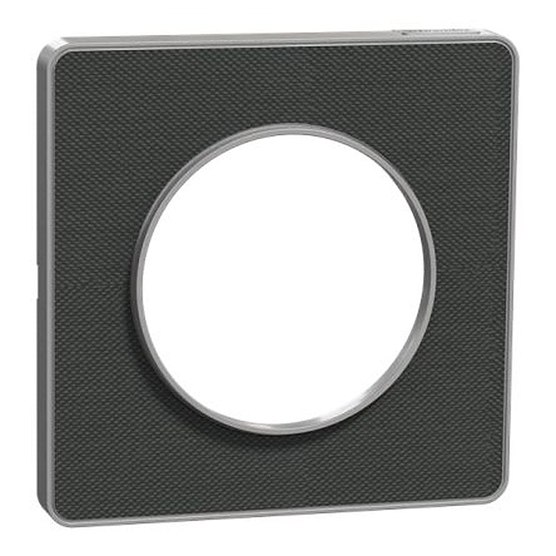 Schneider Electric Black 1 Gang Cover Plate