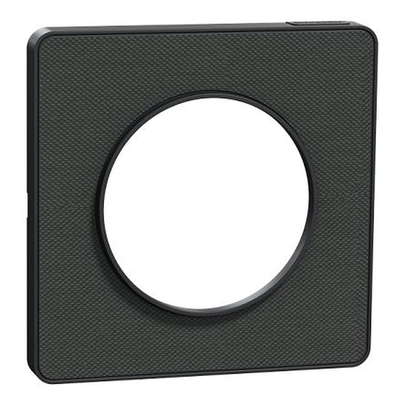 Schneider Electric Black 1 Gang Cover Plate