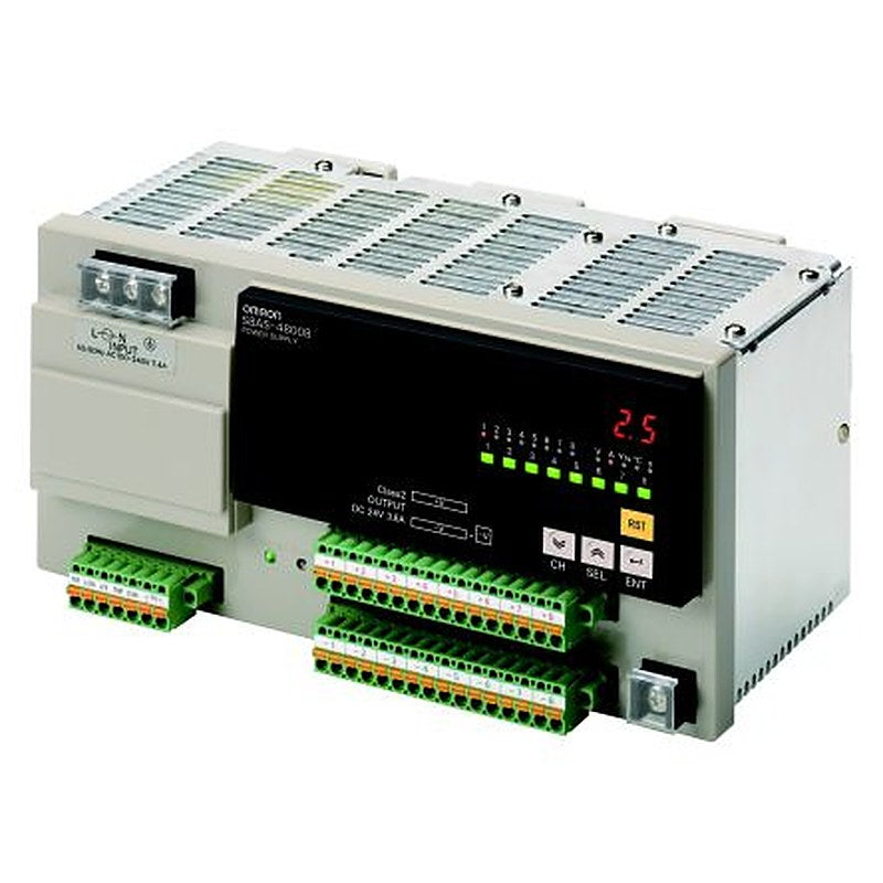Omron S8AS Switched Mode DIN Rail Power Supply 100V ac 24V dc, 20 A Output 480 W