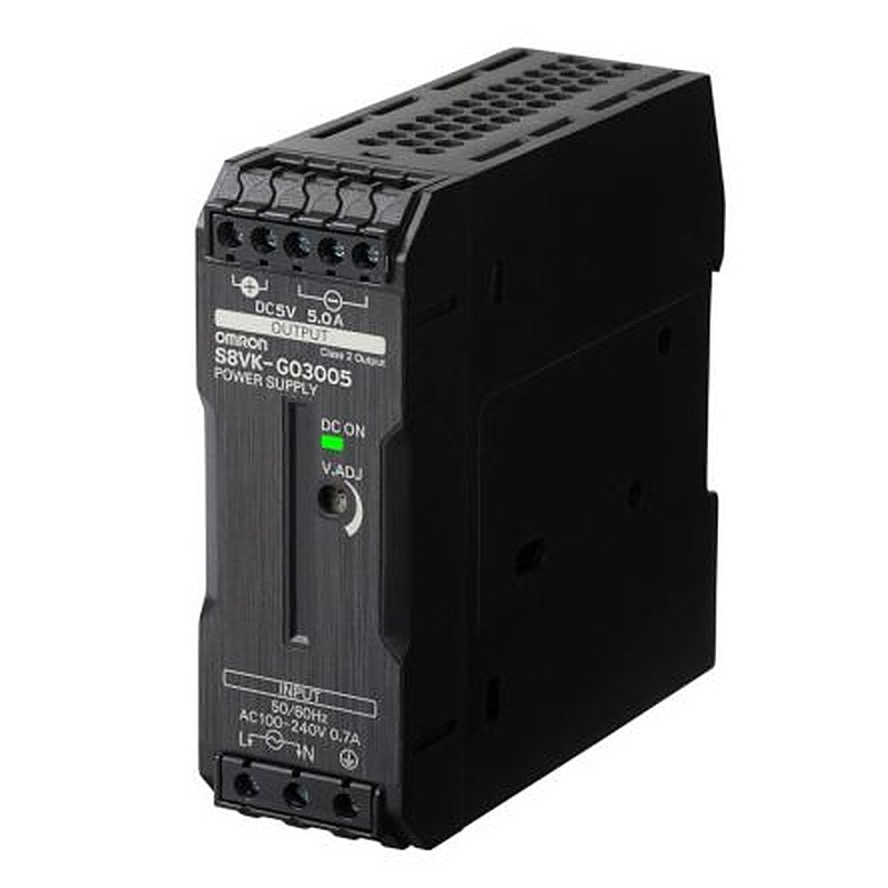 Omron Switching Power Supply, S8VK-G03005 5V dc, 5A, 30 W, Input 100V ac to 264V