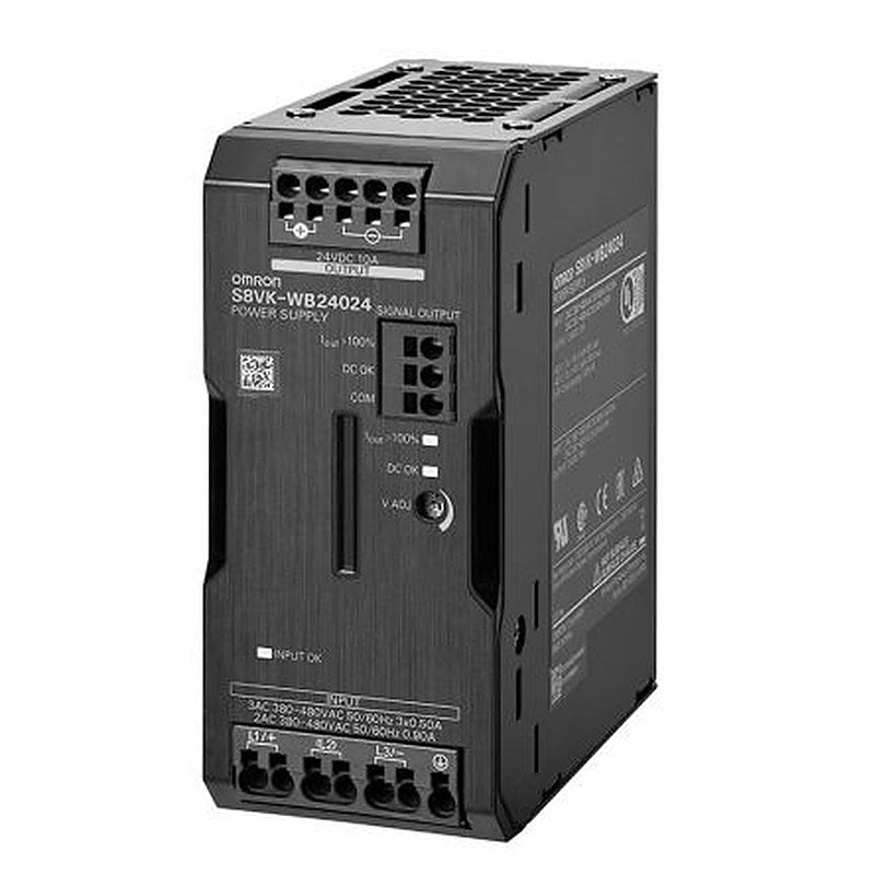 Omron S8VK-WA Switched Mode DIN Rail Power Supply 400V ac AC Input 48V dc, 5 A Output DC 240 W