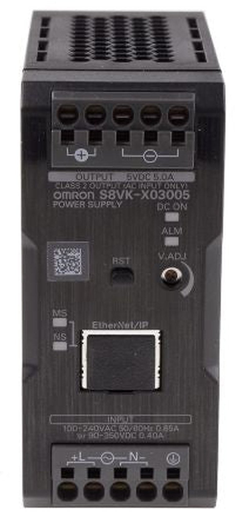 Omron S8VK-X Switched Mode DIN Rail Power Supply 264 V ac, 350V dc AC Input 5.8V dc, 5 A Output DC 30 W