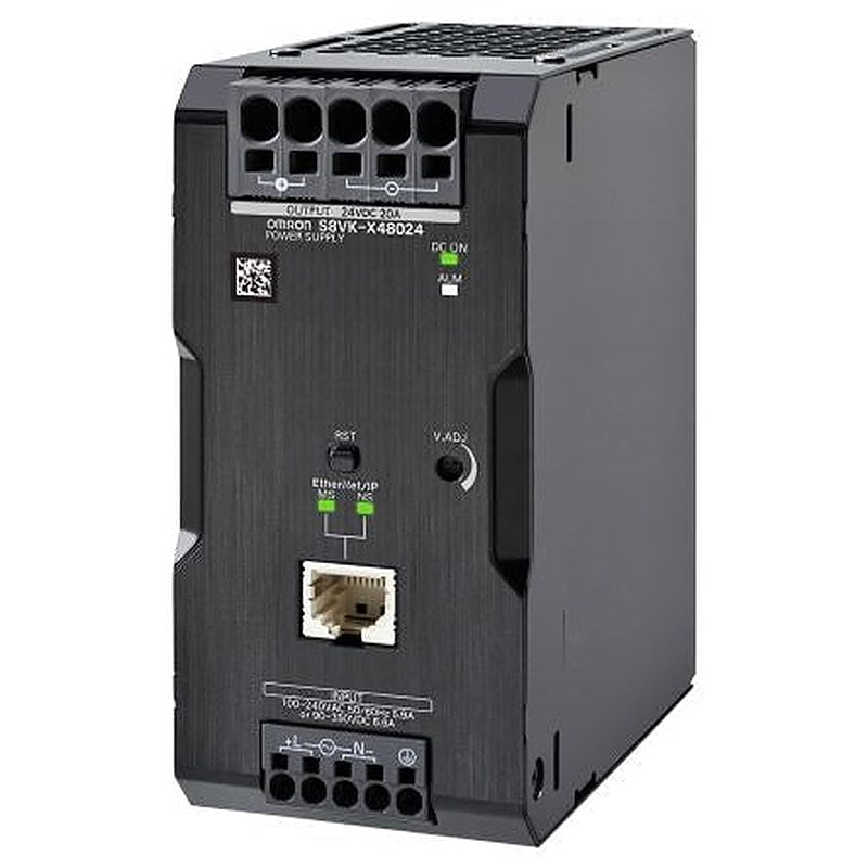 Omron S8VK-V Switched Mode DIN Rail Power Supply 264 V ac, 350V dc AC Input 28V dc, 20 A Output DC 480 W