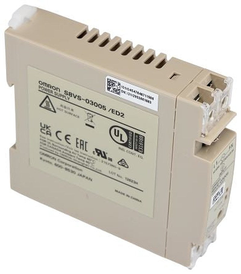 Omron S8VS Switched Mode DIN Rail Power Supply 264V ac AC Input 5V dc, 4 A Output DC 20 W