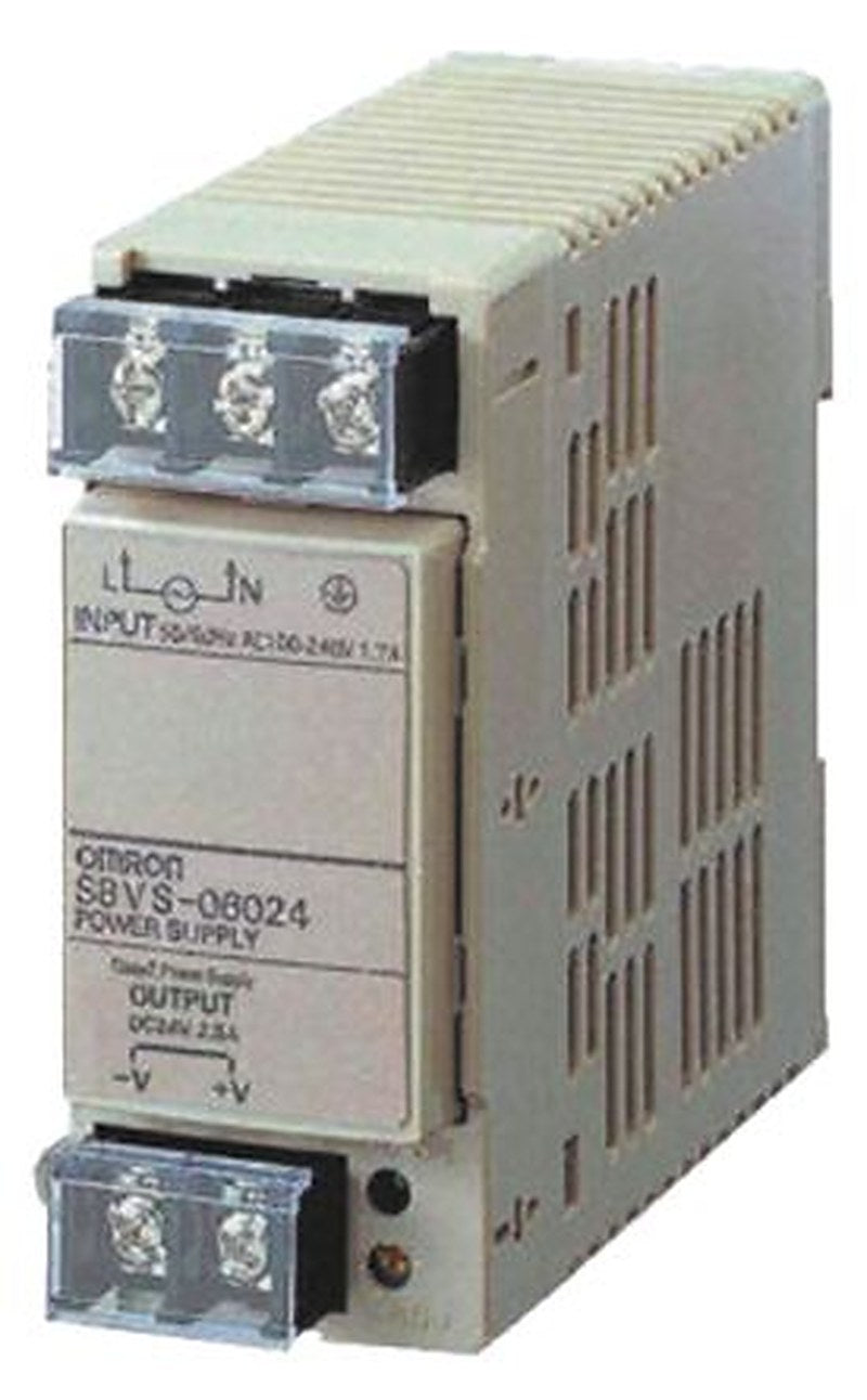Omron S8VS Switched Mode DIN Rail Power Supply 240V ac 24V dc, 2.5 A Output DC 60 W