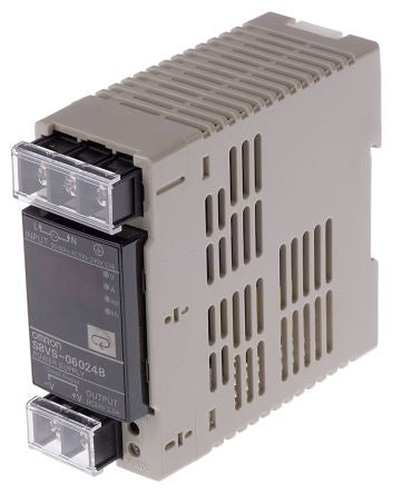 Omron S8VS Switched Mode DIN Rail Power Supply 264V ac AC Input 24V dc, 2.5 A Output DC 60 W