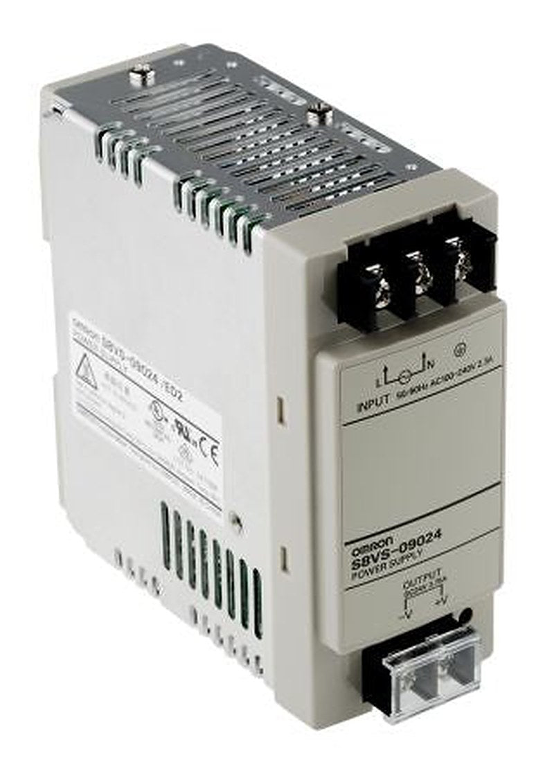 Omron S8VS Switched Mode DIN Rail Power Supply 264V ac AC Input 24V dc, 3.75 A Output DC 90 W