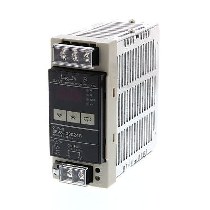 Omron S8VS Switched Mode DIN Rail Power Supply 264V ac AC Input 24V dc, 3.7 A Output DC 90 W
