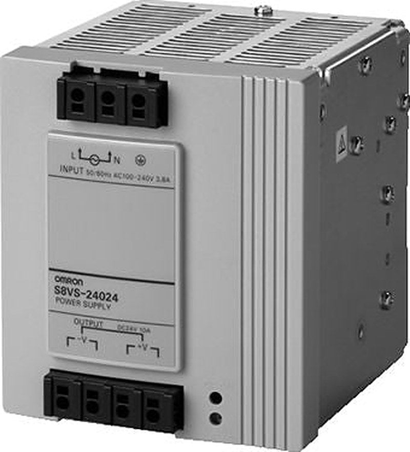 Omron S8VS Switched Mode DIN Rail Power Supply 264V ac 24V dc, 10 A Output 240 W