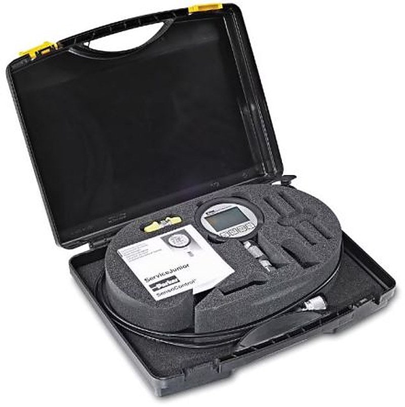 Parker 1/4 in USB Digital Pressure Gauge, 90 mm, 16 bar