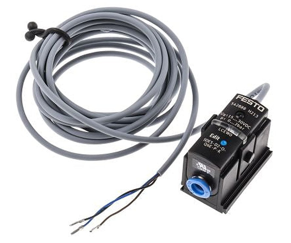 Festo Pressure Sensor, IP40 2 bar 15V dc, 30 V dc 50 °C