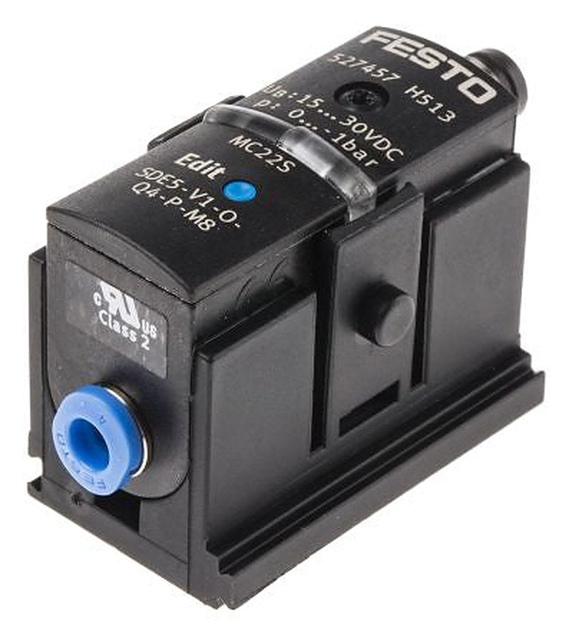 Festo Pressure Sensor, IP40 0 bar 15V dc, 30 V dc 50 °C