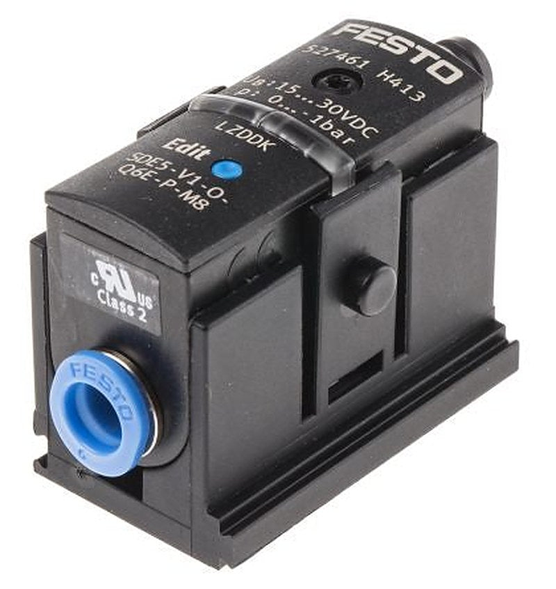 Festo Pressure Sensor, IP40 0 bar 15V dc, 30 V dc 50 °C