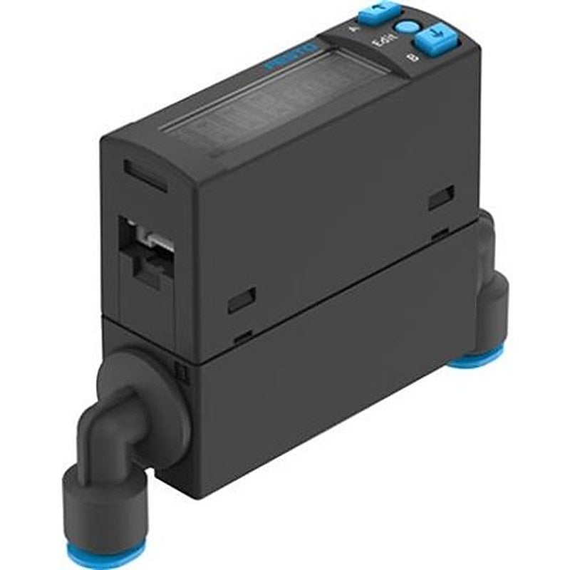 Festo SFAH Series Flow Rate Monitoring Sensor Flow Sensor for Nitrogen, Compressed Air, 1L/min Min, 50L/min Max