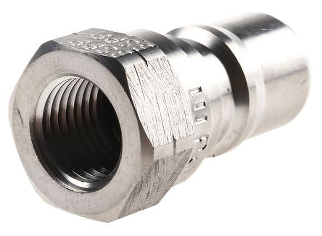 Parker Stainless Steel Hydraulic Quick Connect Coupling Male G 1/4 in, 35 Mpa